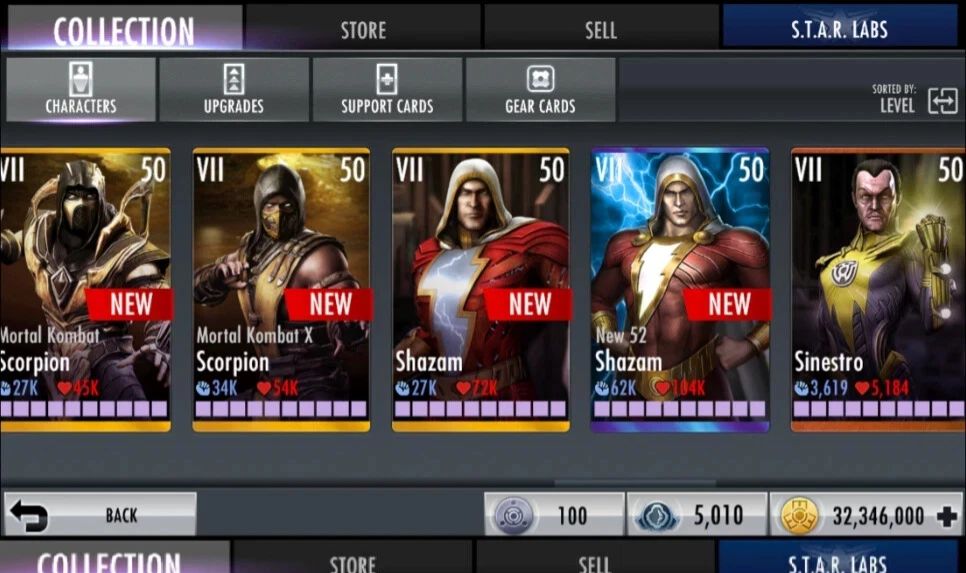 Conta Injustice [FULL MAX] IOS OU ANDROID.