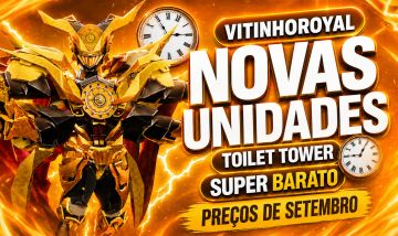 (QUALQUER UNIDADE JOGO A 15R$) PREÇOS DE SETEMBRO. SKIBIDI TOILET TOWER DEFENSE!