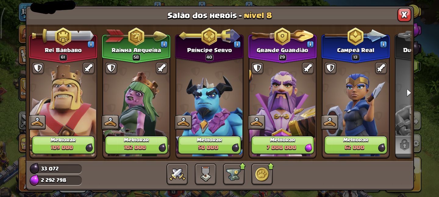 ESTOU QUASE DANDO DE GRAÇA a Conta Clash of ClanS TH14 (CV14) conta dono único