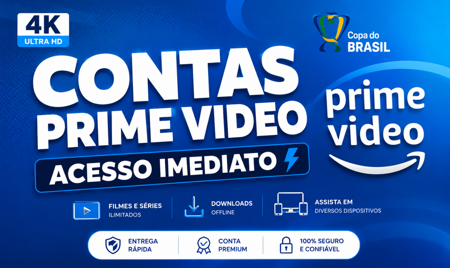 PRIME VIDEO GARANTIA DE 30 DIAS + PRIME GAMING - CONTA PRIVADA
