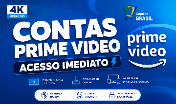 PRIME VIDEO GARANTIA DE 30 DIAS + PRIME GAMING - CONTA PRIVADA