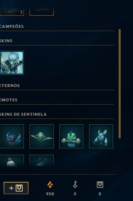 Conta LoL Diamante 3 - 01 PDL - 101 SKINS