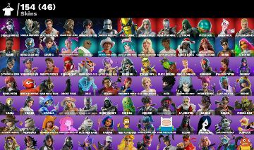 Conta Fortnite full acesso exclusiva 150 skins