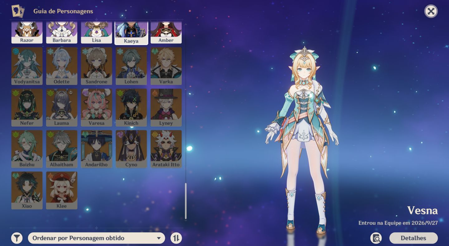CONTA HOYOVERSE: Genshin, Star Rail, ZZZ e Honkai Impact