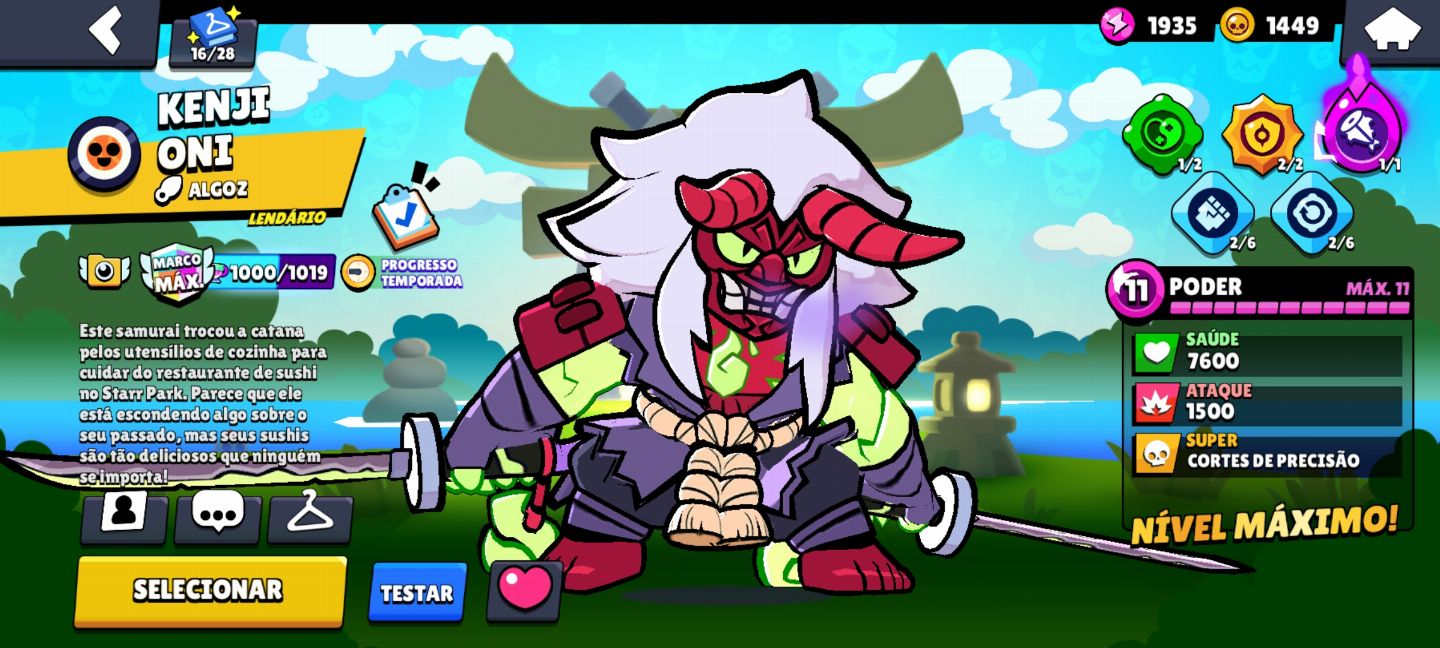 CONTA BRAWL STARS 88 BRAWLERS MUITO UPADA (OLHE DESCRIÇÃO)