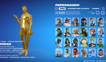 Conta Fortnite Picareta do Kratos, Midas, etc. aceito propostas