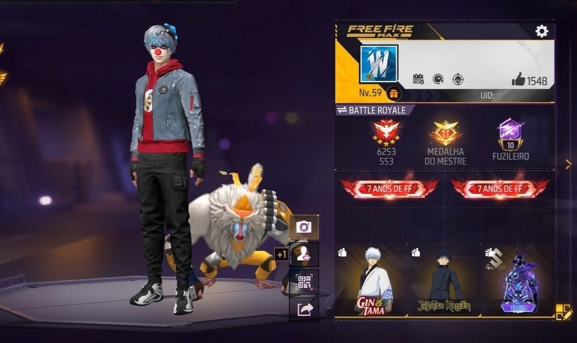 Conta de Free Fire Ótima Para Recomeçar/Jogar Ap[Leia Descrição Com Atenção]