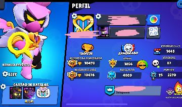 CONTA BRAWL STARS 10477 TROFÉUS
