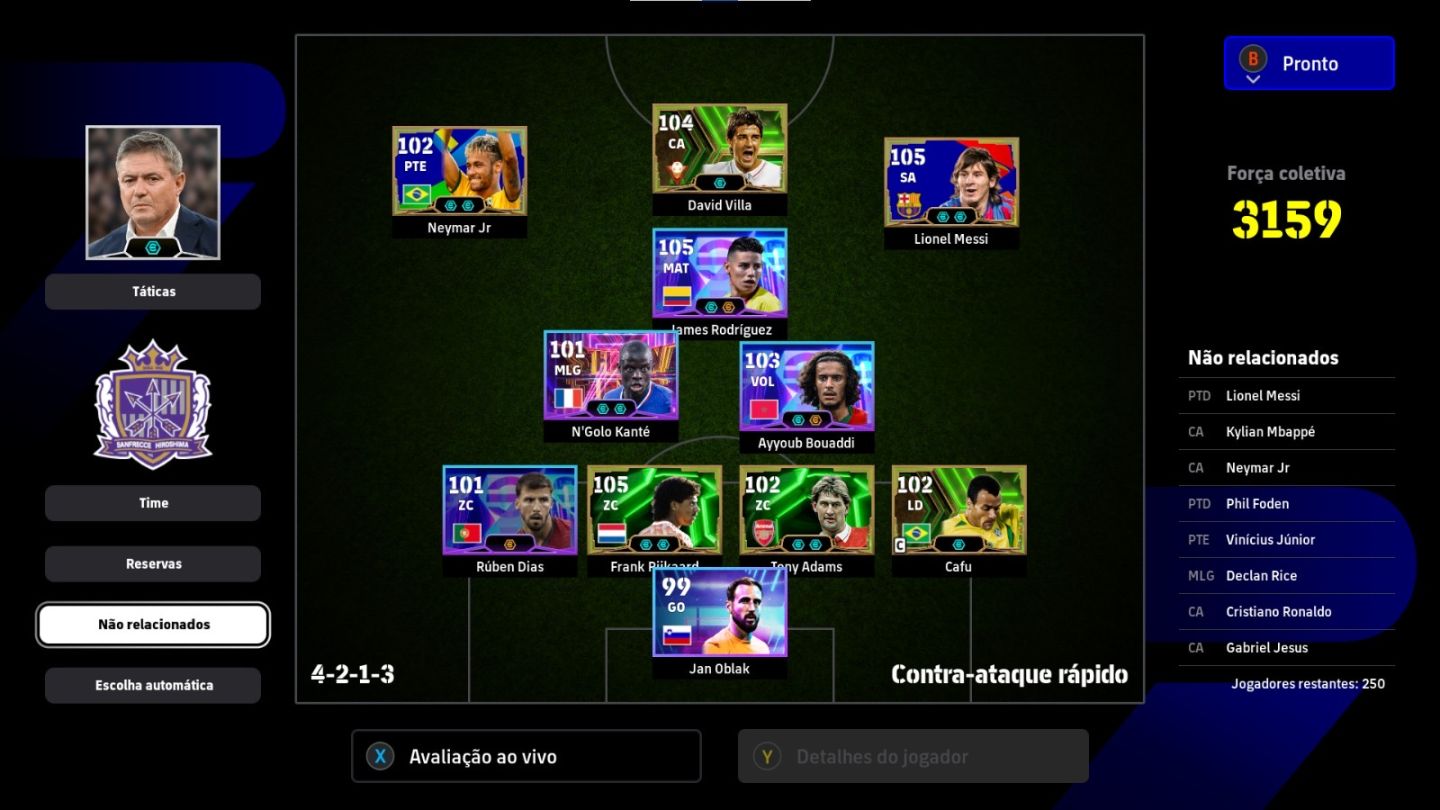 Conta efootball (steam) com pack do Neymar e peck do messi e compania