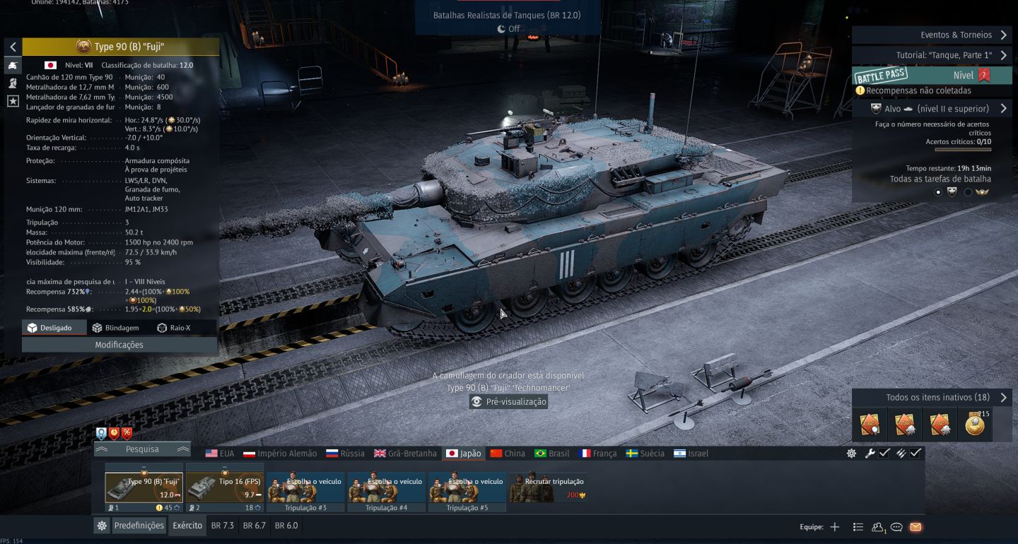 Conta Warthunder - Top Tier - Diversos veiculos Premium - Veiculos raros -