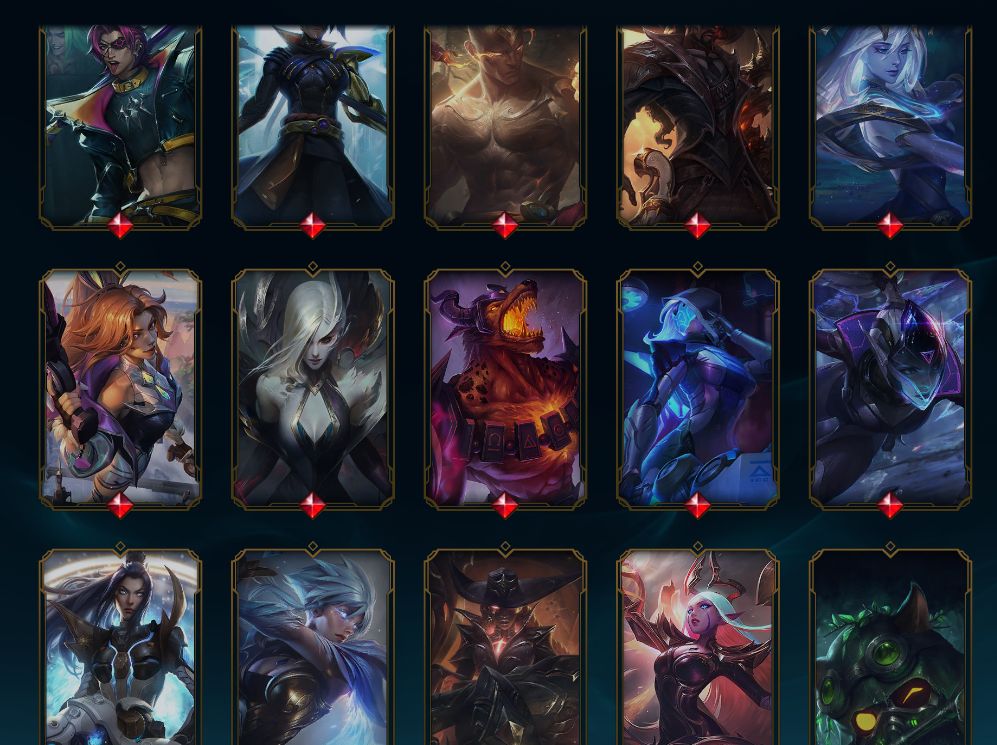 Conta Lol platina 4 com 417 skins, Full acess