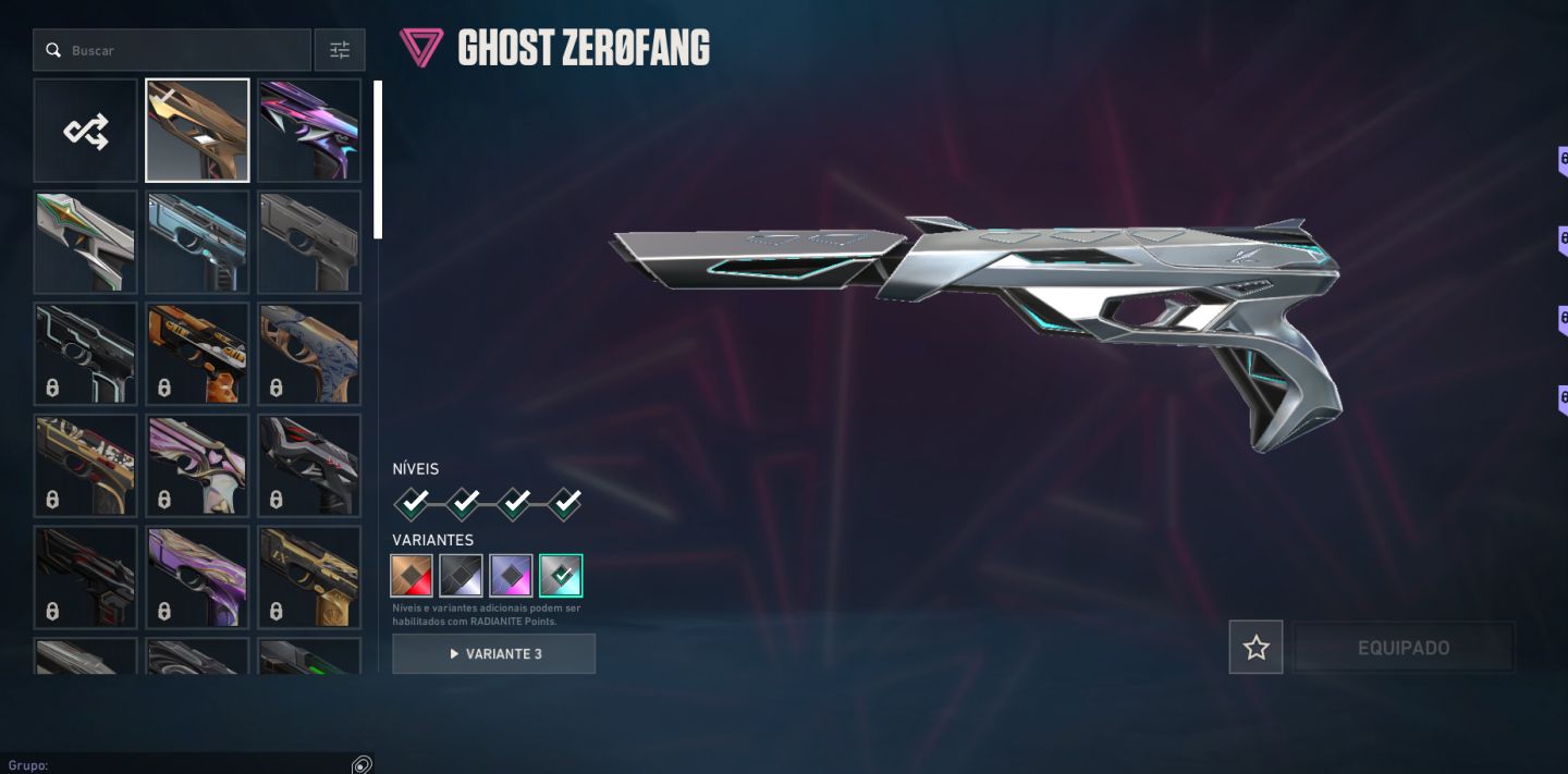 CONTA VALORANTE SKINS RARAS CONTA FULL ACESSO LEVEL 190 Pacote Champions 2024