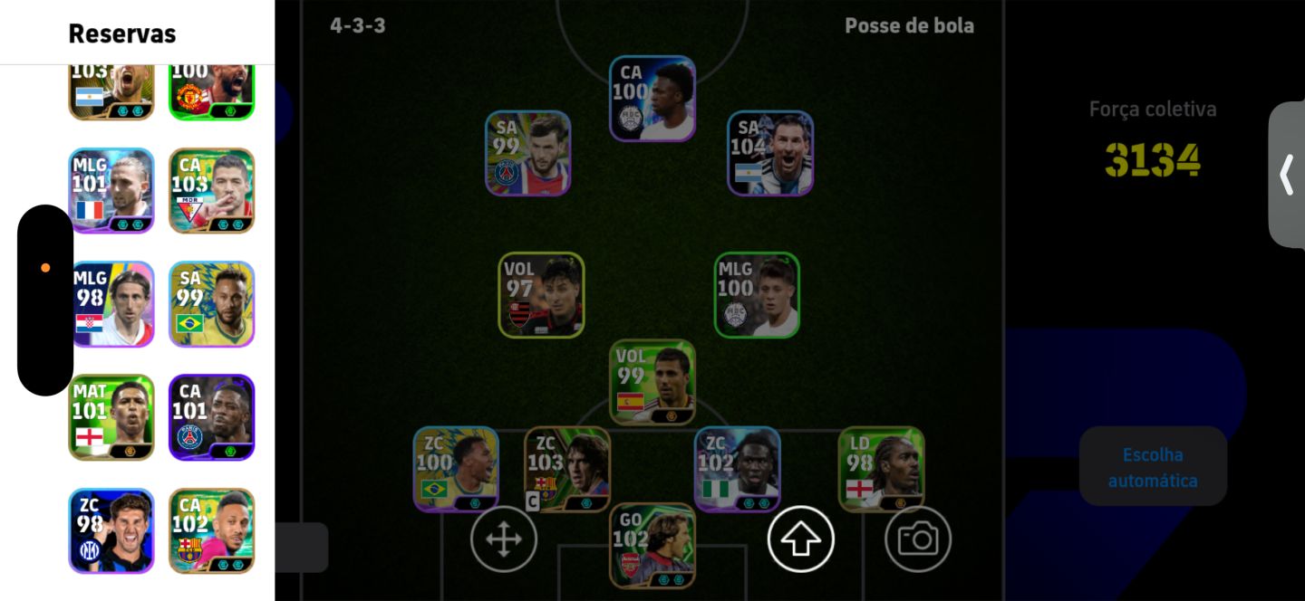 CONTA DE EFOOTBALL PARA INICIAR MUITO BEM!