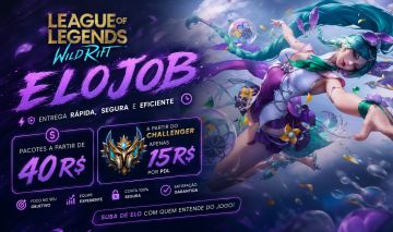 ELOJOB/DUOBOST -WILD RIFT- PLAYER EXPERIENTE EM COMPETITIVO/MONARCA ALL SEASONS