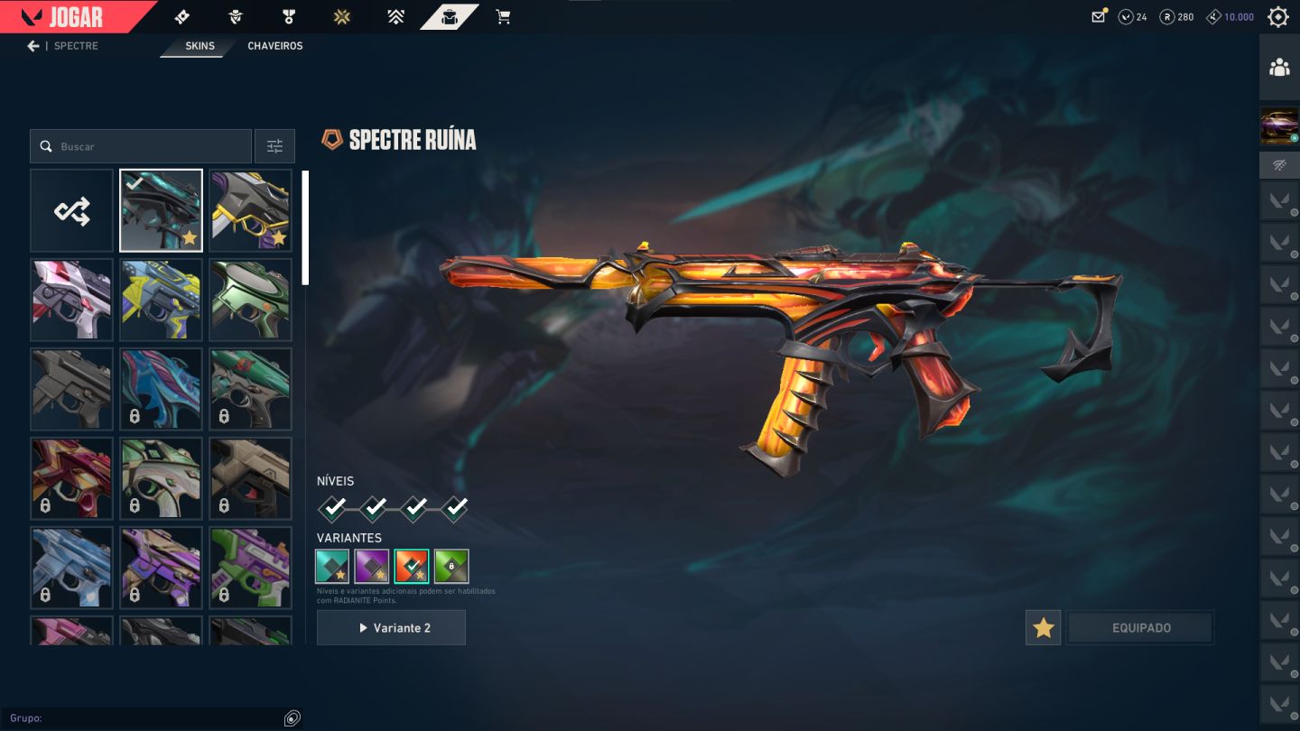 CONTA COM PACOTE CHAMPIONS 2022 E MUITAS SKINS / PRECO NEGOCIAVEL