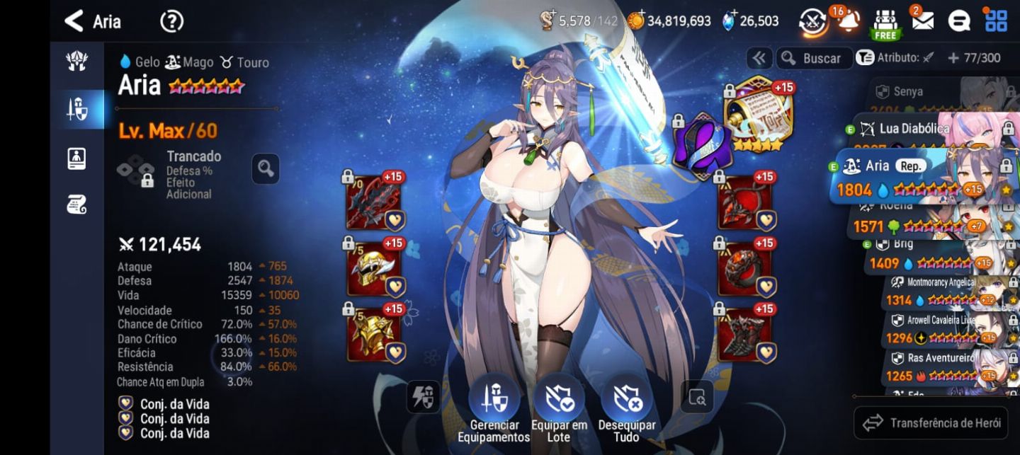 Epic seven - Conta pronta pra jogar e se divertir