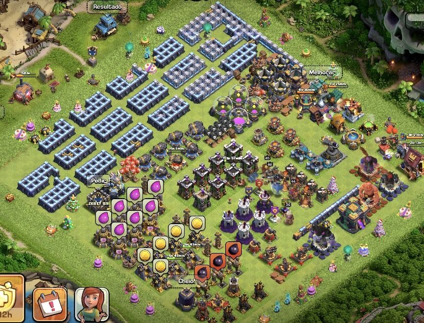 Conta Brawl Stars Gemada 84K + CV 14 CLASH OF CLANS