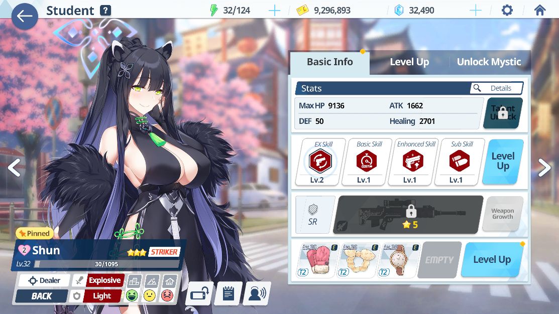 BLUE ARCHIVE GLOBAL | LV32 | 32K PYROXENES | SHUN + IORI | ENTREGA AUTOMATICA