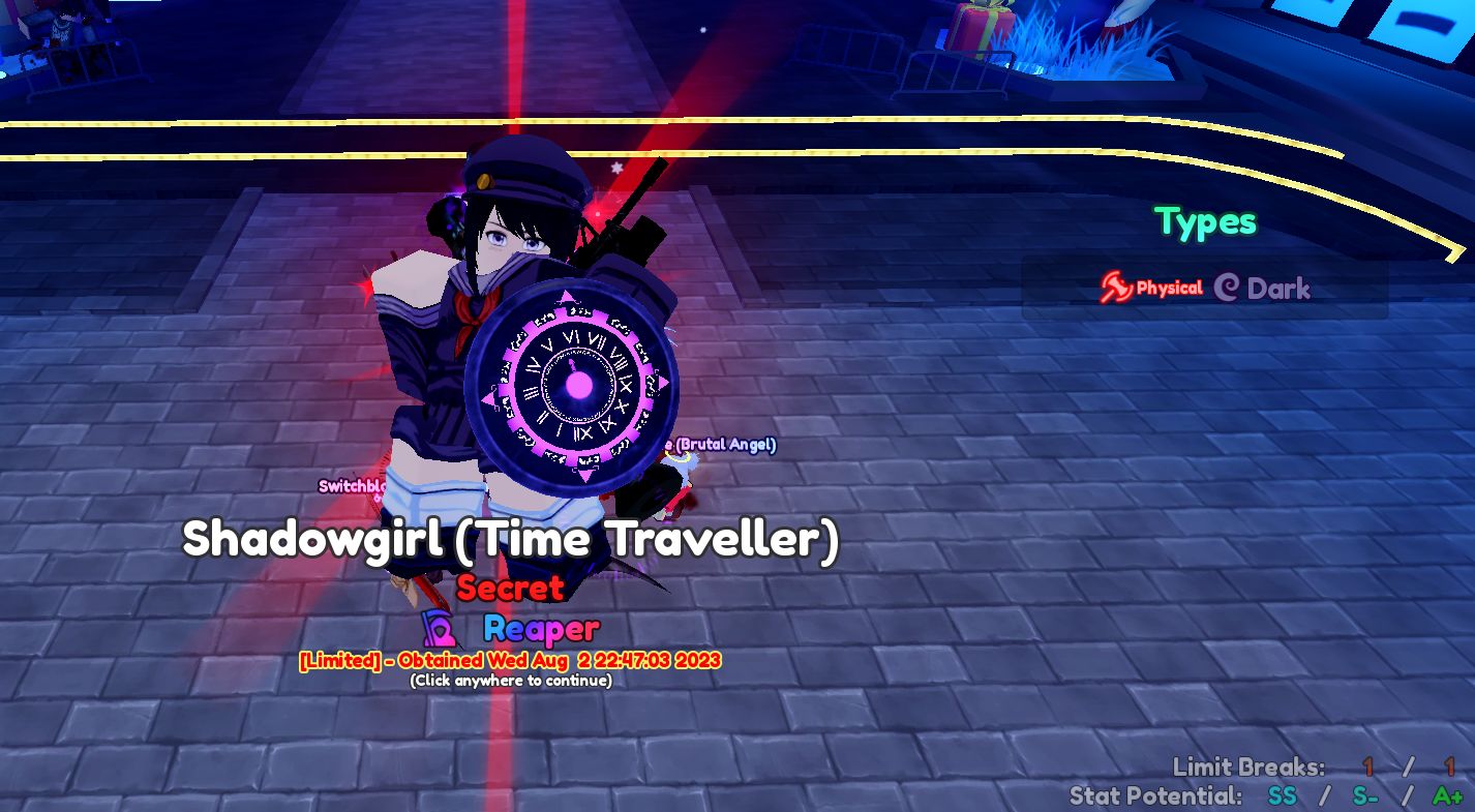 Homuru ( Shadowgirl ) SS S- A+