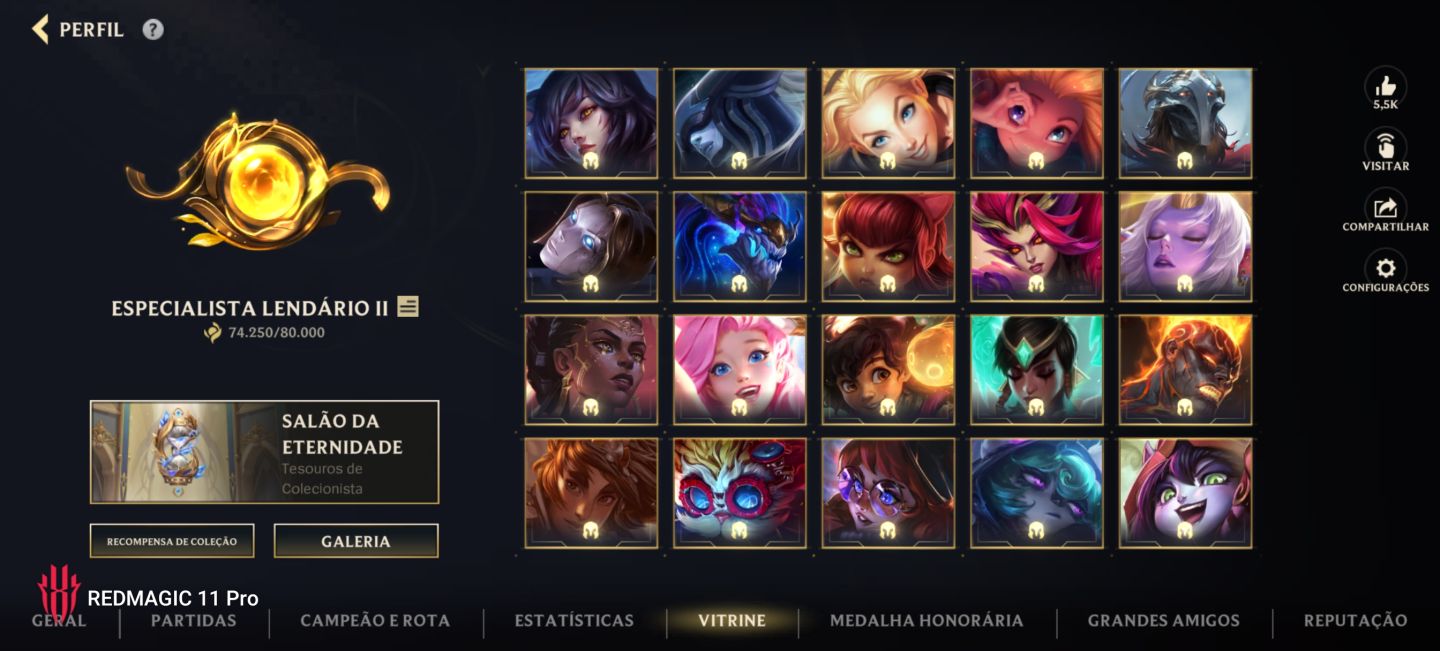 Conta Wild rift 10k investidos