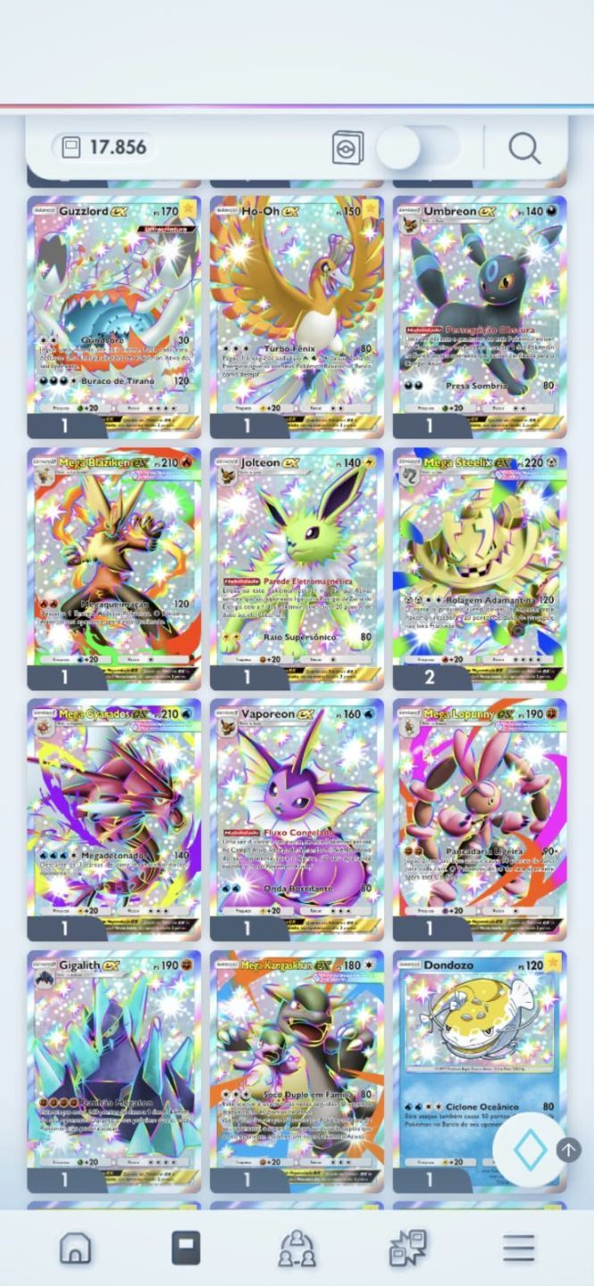 Conta TOP TCG Completinha