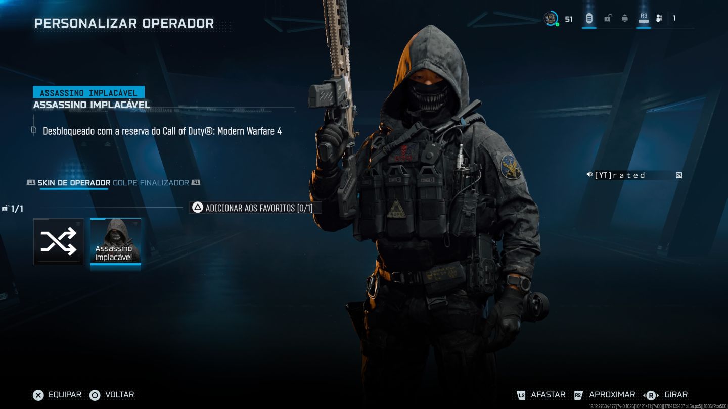 CONTA WARZONE BÁSICA COM BO2 PS5