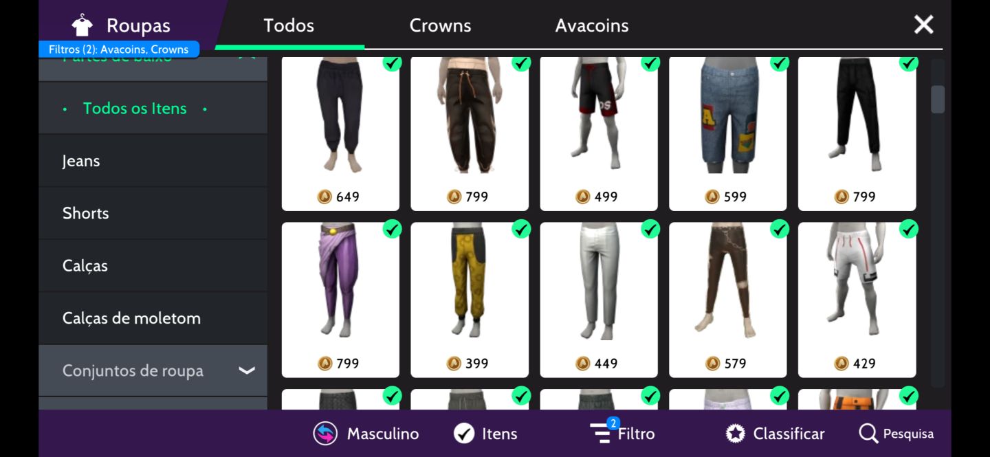 CONTA MASC. AVK LIFE rara chega mais!