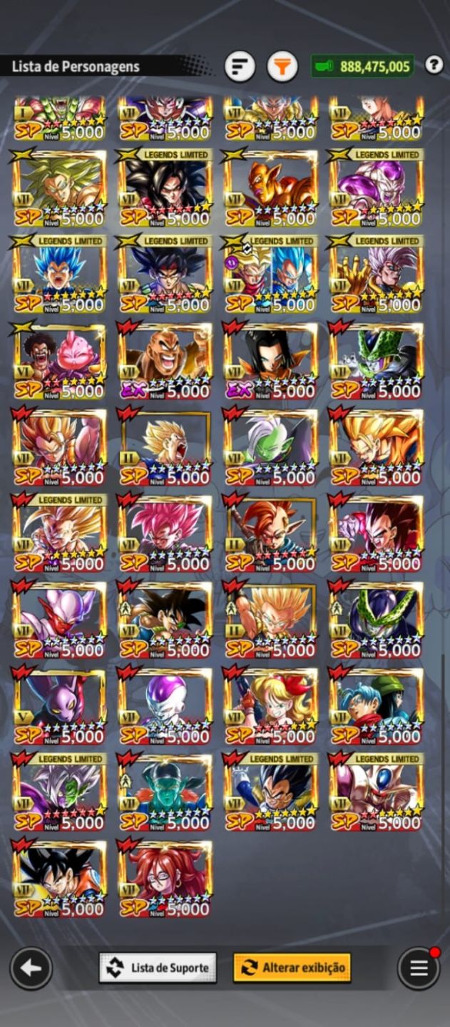 Conta end game com o Goku do mangá com os meta do jogo