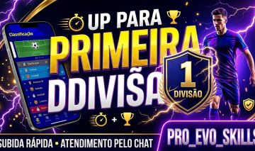 UPO eFootball Mobile | Qualquer Divisão até a Primeira! VALOR UNICO