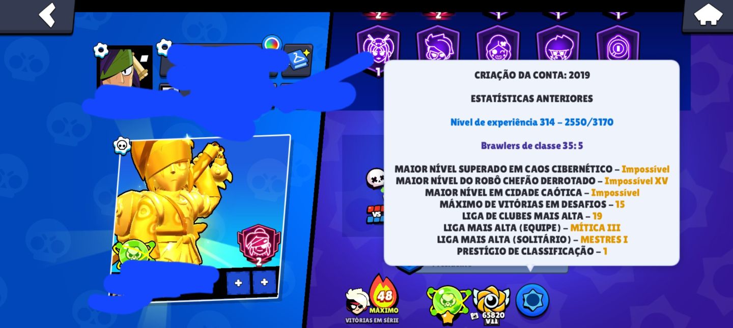 CONTA FULL ,TODAS AS HYPERS,ALGUMAS SKINS RARAS,MESTRE POWER LEAGUE ANTIGO,M3