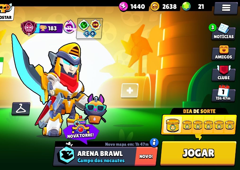 CONTA BRAWL STARS | 47.300 TROFÉUS | 104 BRAWLERS | 75 HIPERCARGAS | 2022