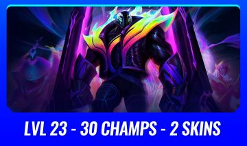 ( LVL 23 KSANTE EMPÍREO ) 30 champs + 2 skins ( SERVER BR - SEM ELO )