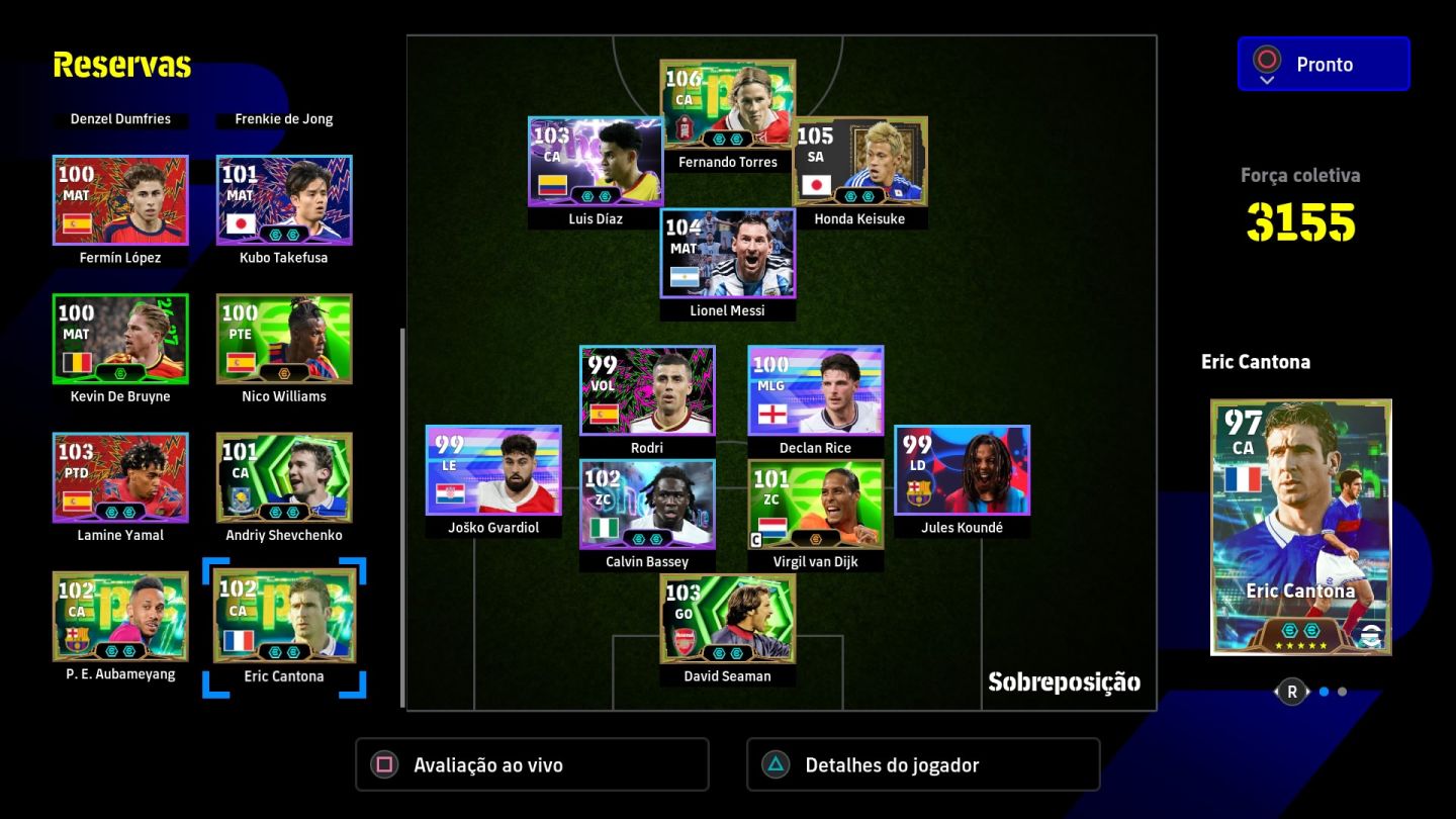 Conta Efootball para PS4/PS5