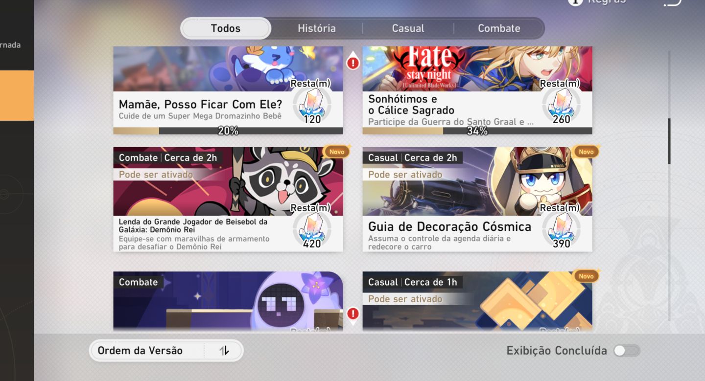 Rank 68/ SPARXIE+BIS/YAO GUANG+BIS/SPARKLE+BIS/HYACINE+BIS/NOITE ETERNA+BIS