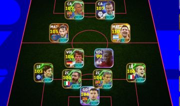 CONTA DE EFOOTBALL FULL ÉPICOS MESSI 110 BALE 107