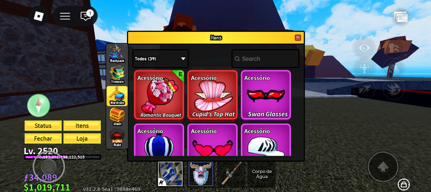 Conta top de Blox fruit com várias gamepass !!