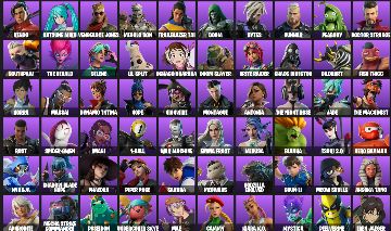 CONTA FORTNITE FA 119 SKINS | CHUN-LI | SAKURA | CAMMY | BLANKA | SPIDER-GWEN