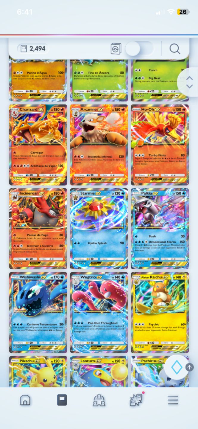 Conta de pokemon tcgp em inglês lvl37 (valor pode ser negociado)