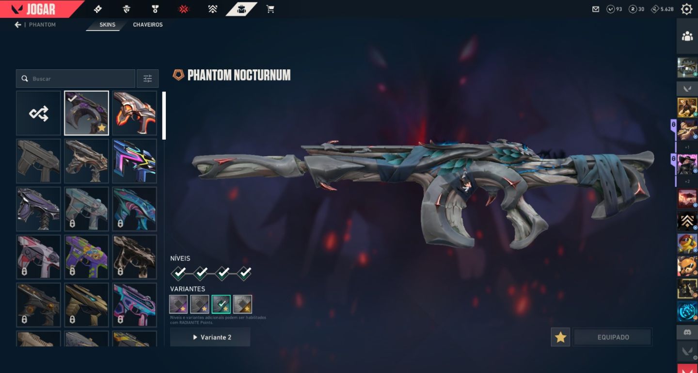 Conta valorant com varias skins inclusive 2 limitadas
