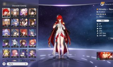 Conta starter Himeko Nova E2S1 + Archer E1S1 + Dan Heng PT E0S1