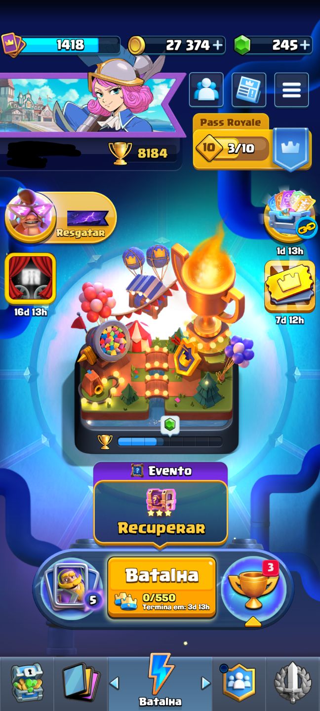 Conta brawl stars + Clash Royale
