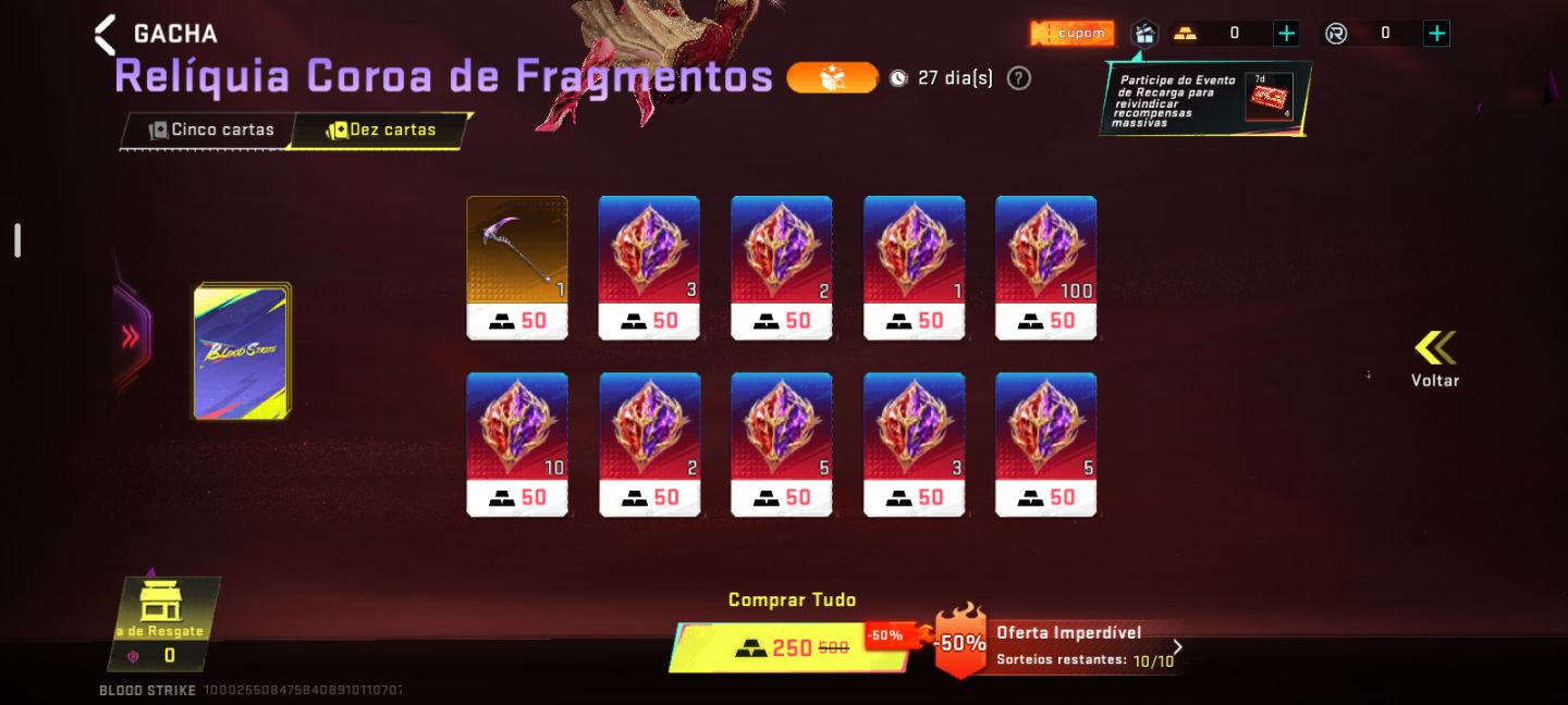 CONTAS BLOODSTRIKE com faquinha top[ENTREGA AUTOMÁTICA]