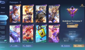 CONTA MOBILE LEGENDS COM 228 SKINS [SMURF] RENOMADA, LEIA DESCRIÇÃO