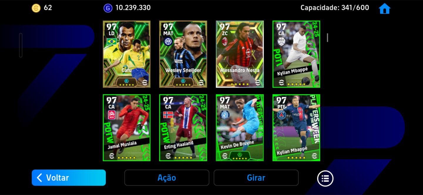 [Messi 105 do Pack] Conta Cheia De Épicos!! 3240 De Força Máxima!!