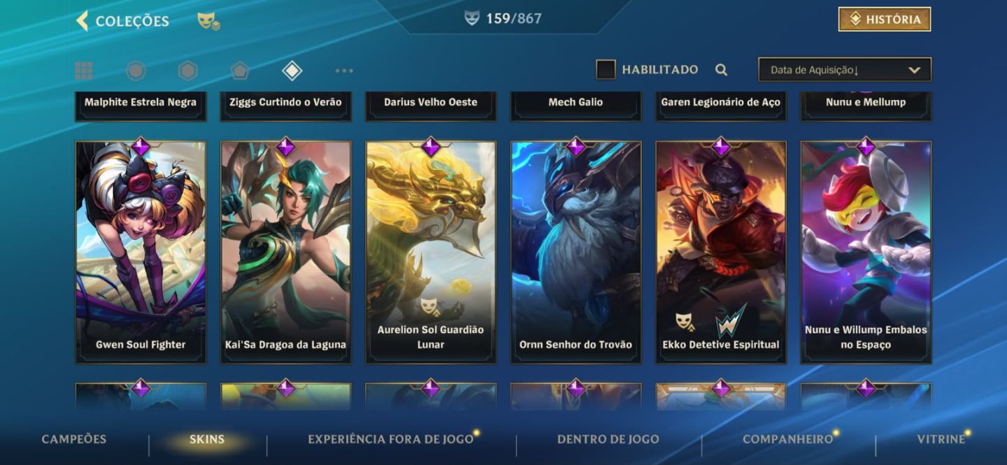 CONTA DE WILD RIFT EX GRÃO-MESTRE!