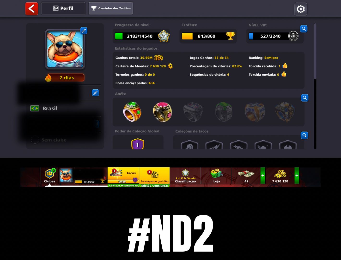 CONTAS 8 BALL POOL | MENOR VALOR | CONTAS 1M+ | ENTREGA AUTOMÁTICA