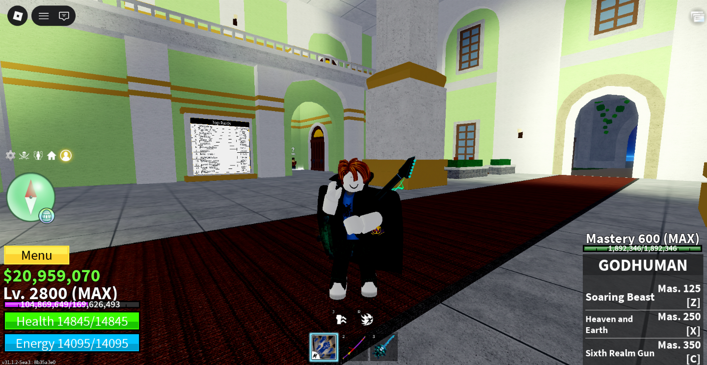CONTA DE BLOX FRUITS [ LVL 2800+GDH+SG+YAMA+BUDDHA INV (GLOBAL)]