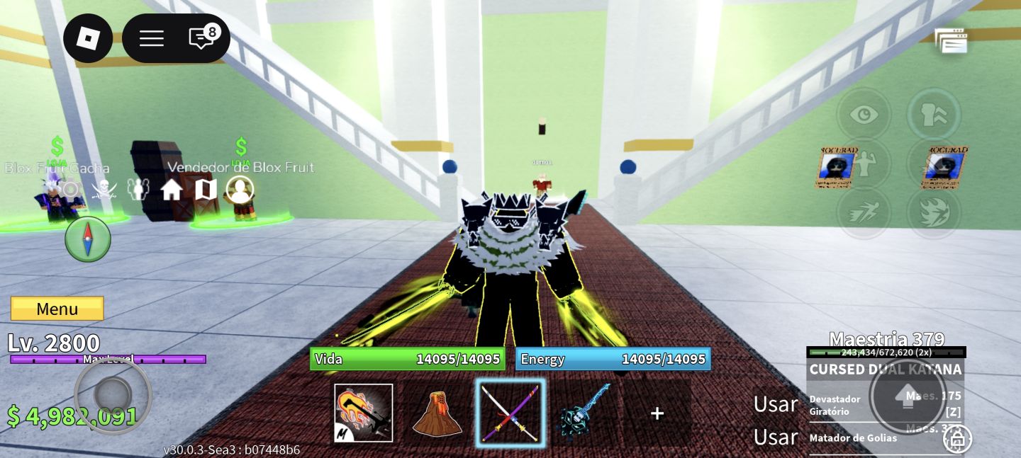 Minha conta com gamepass