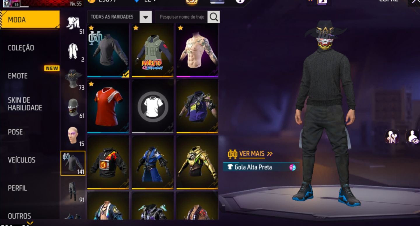 Conta Free Fire FULL ACESSO