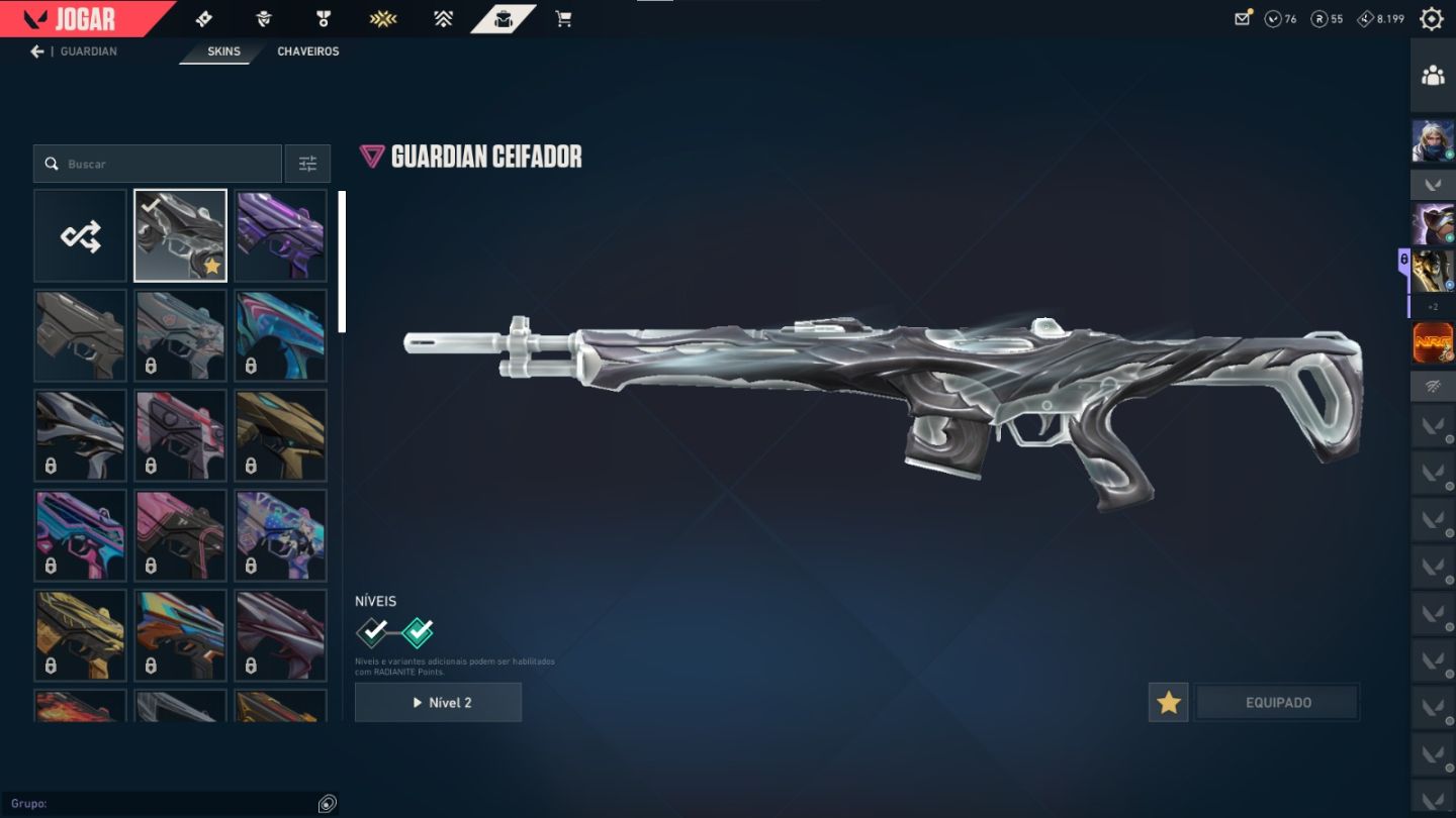 CONTA DIAMANTE 1, KARAMBIT ION VANDAL GAIA E AEMONDIR, PHANOTM ION, ETC.